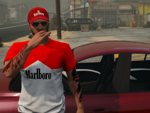 Marlboro cap and t-shirt 1.0