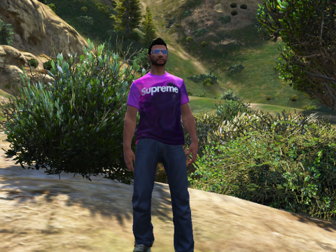Purple Tie Dye Supreme Shirt MP/SP Male 1.0