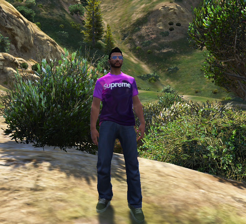 Purple Tie Dye Supreme Shirt MP/SP Male 1.0