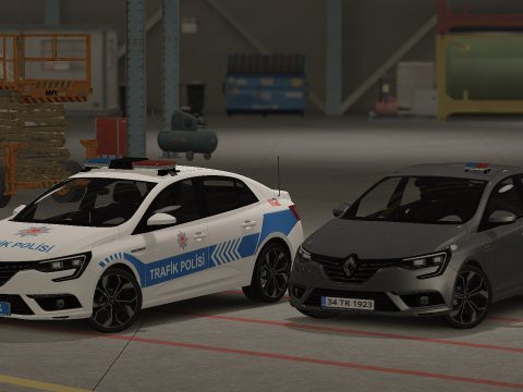 Renault Megane 4 / IV Turkish Police Pack [REPLACE][ELS]