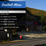 Seatbelt Menu 1.0