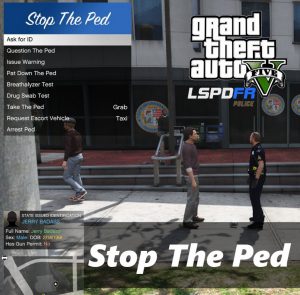 stop the ped and ultimate backup