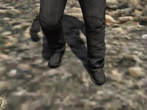 Black combat boots for franklin
