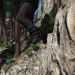 Black combat boots for franklin