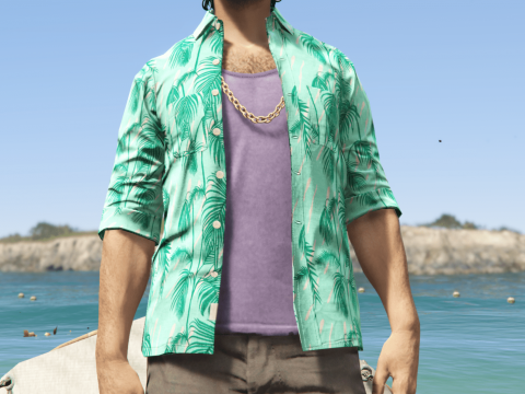 [MP Male] Cayo Perico Hawaiian Shirt Texture Patch 1.0