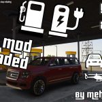 Fuel Mod Reloaded, electric cars, fuel in all vehicle types, charge e-car at home, RPM based and more 1.0