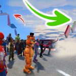 GTA 5 mega ramp longest jump stunt challenge 0.1