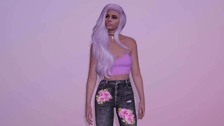 Long hairstyle for MP Female  GTA 5 mod