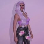 Long wavy hairstyle for MP Female