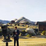 Monolith in Blaine County Desert
