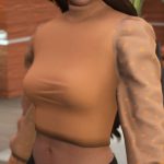 Polka Sleeve Sweater for MP Female 1.0