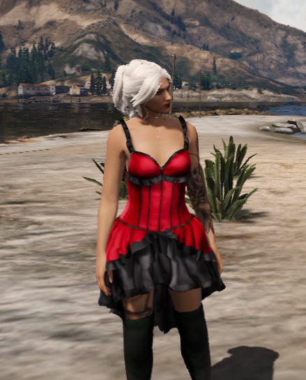 Saloon Dress for MP Female [SP/Fivem] – GTA 5 mod.