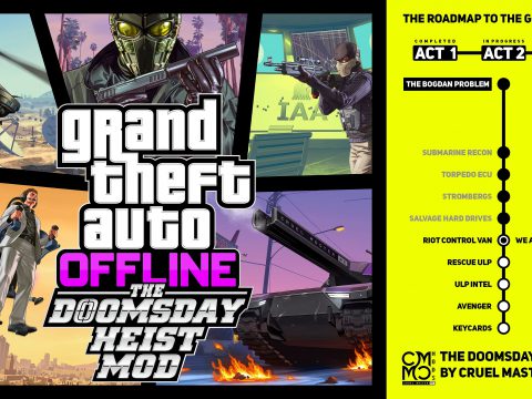 The Doomsday Heist ACT 2 Porting to GTA ONLINE - OFFLINE MOD 1.5