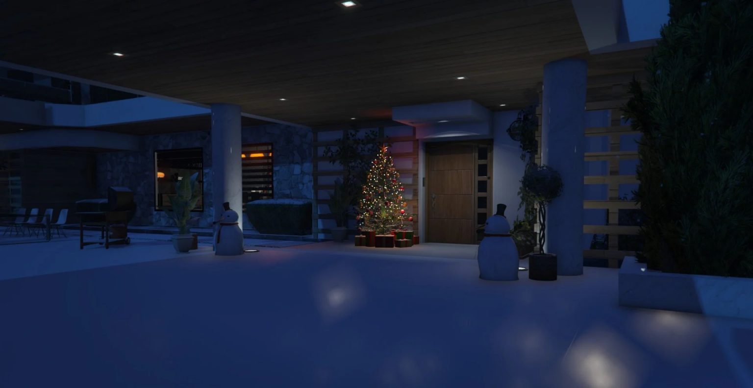 Xmas Malibu Mansion Addon Fivem 10 Gta 5 Mod