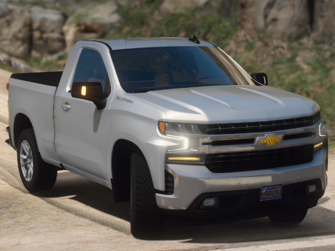 Chevrolet silverado 2020 single cab [ Addon / Repalce / FiveM / Unlocked ] 1.0