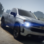 Chevrolet silverado 2020 single cab [ Addon / Repalce / FiveM / Unlocked ] 1.0