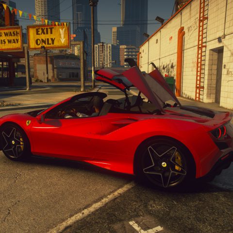 2021 Ferrari F8 Spider [Add-On | Animated Roof | Extra Roof] 1.2 (Final ...