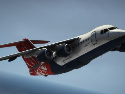 BAe 146-100 / Avro RJ70 Livery Pack 1.0