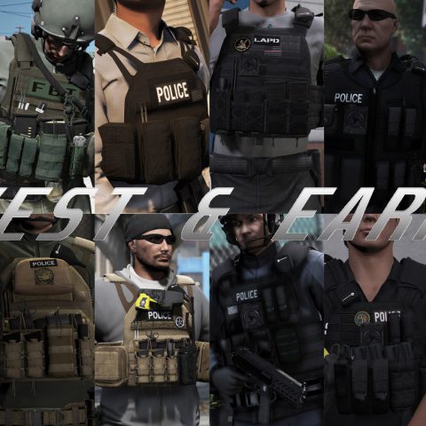 EUP VEST＆EARPIECE 1.1 – GTA 5 mod