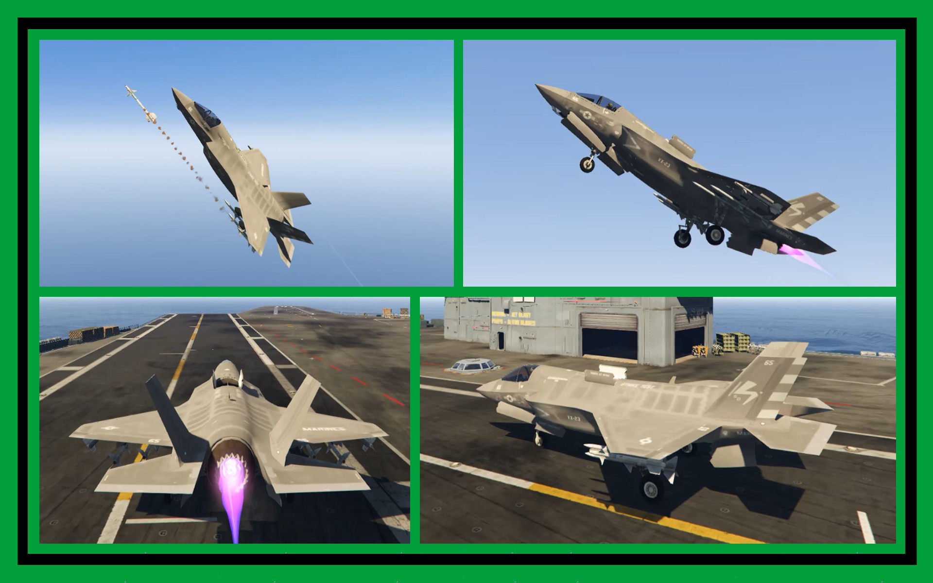 F 35b Lightning Ii Vtol Add On Custon Weapons Gta 5 Mod