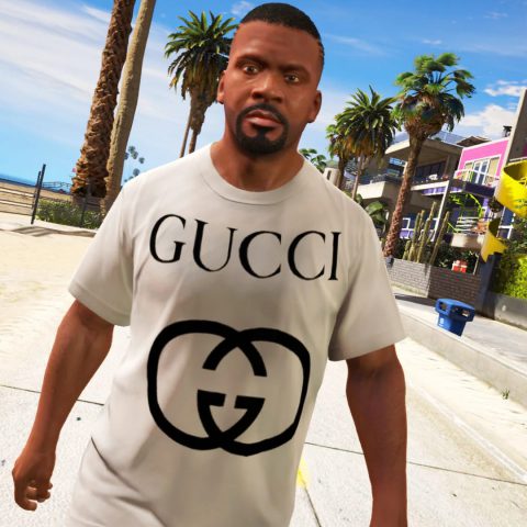 Gucci Interlocking GG Logo Tee (Remastered) 2.2 – GTA 5 mod