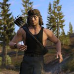 Rambo: Mortal Kombat 11 w/ cloth [Add-On Ped] 2.0