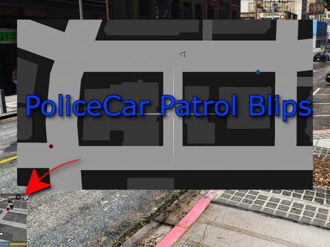Police Car Patrol Blips