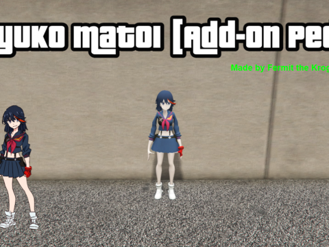 Ryuko Matoi from Kill la Kill [Add-on Ped]