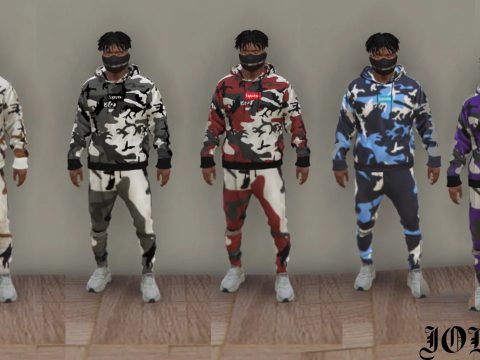 Supreme Camo Collection Hoodies + Pants