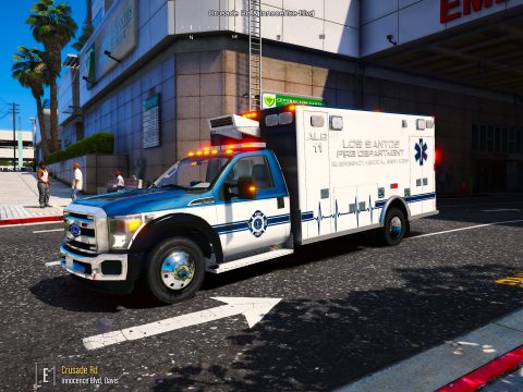 2015-2016 Ford F450 SuperDuty Single Cab Ambulance ALS-11 1.6 FiveEMS stretcher menu