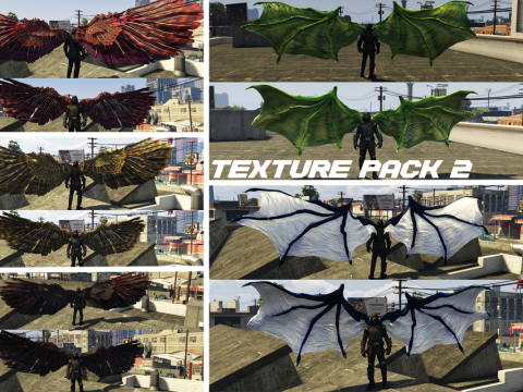 Demon & Angel Wings Retexture packs Pack 1