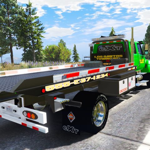 CXT flatbed tow truck [Add-On / Replace | FiveM | ELS / non-ELS] non ...