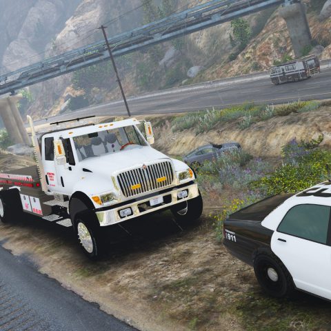 CXT flatbed tow truck [Add-On / Replace | FiveM | ELS / non-ELS] non ...