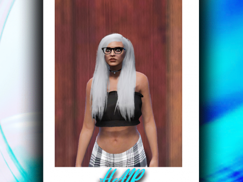 Fluffy Long Hair for MP Female 1.0