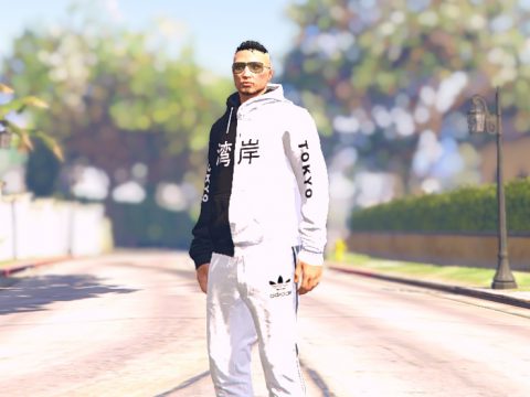 Tokyo 湾岸 (WANGAN) Hoodie for MP Male 1.0