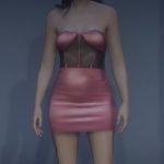 Leather dress MP female v1.0