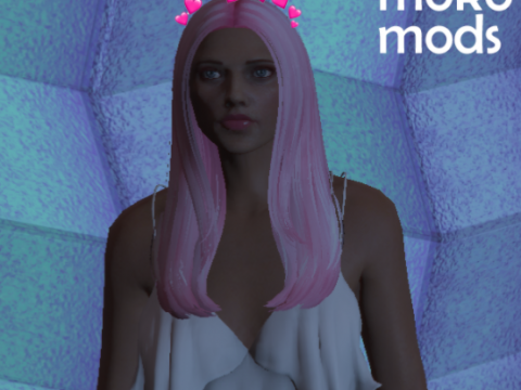 MP Female Medium Hairstyle by mokoo FiveM/SP ready 1.0