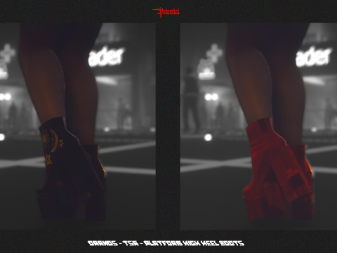 Platform High Heel Boots - MPFEMALE 1.0