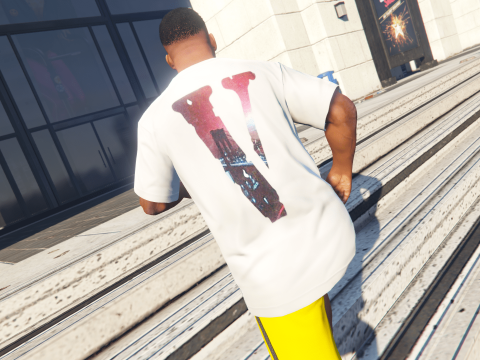 Pop Smoke x Vlone Wraith Tee White 1.1