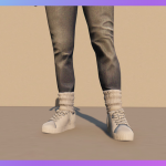 Sneakers with socks for MP Female