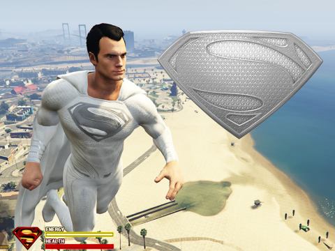 SuperMan God White Suit [Retexture] 1.0 (Normal eyes)
