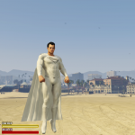 SuperMan God White Suit [Retexture] 1.0 (Normal eyes)