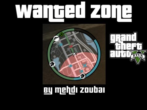 Wanted Zone, the zone that the police are dispatched to, from GTA4 wanted system 1.0