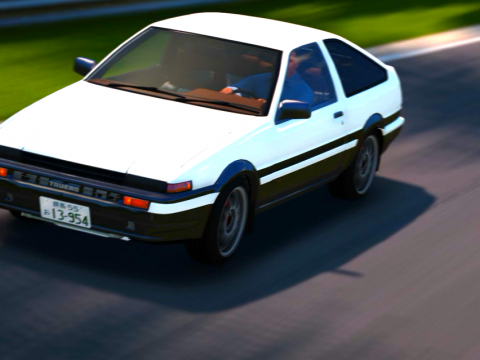1983 Toyota Sprinter Trueno 3DOOR 1600GT Apex (AE86) [Add-On | Tuning | LHD | Pop-up Headlight] 4.0.1 RHD