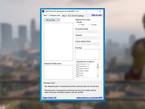 Add Peds OIV Generator Tool 1.3