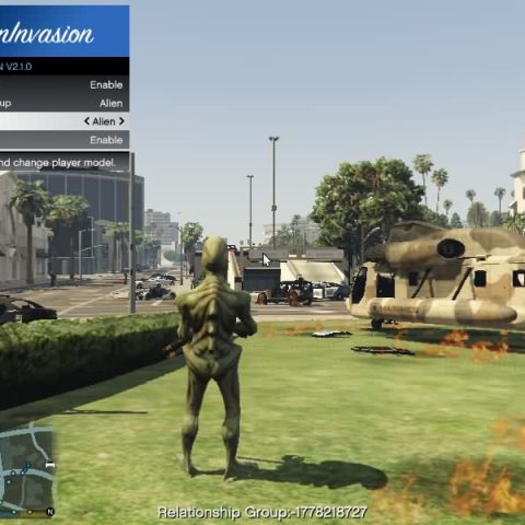 Alien Invasion War 3.0.1 – GTA 5 mod