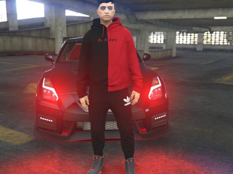 Be Happy Hoodie for MP Male 1.0