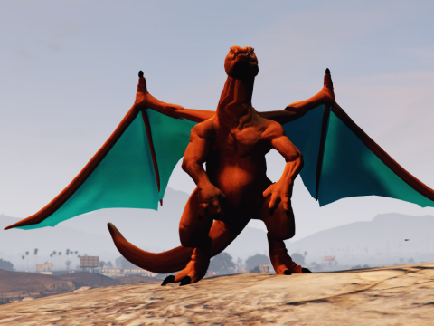 Charizard + Animated Wings [Addon-Ped] 1.1