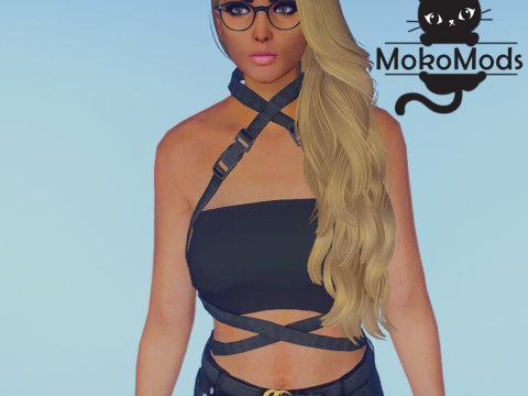 Cross Strapped Top for MP Female