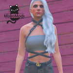 Cross Strapped Top for MP Female